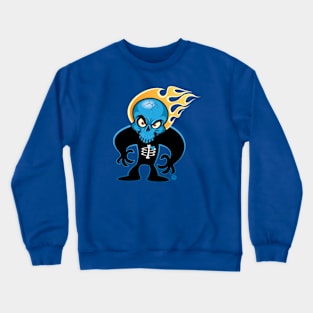 SkullyDawg Shadow Blue Skull Crewneck Sweatshirt